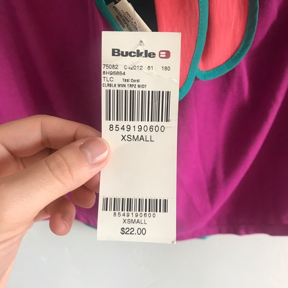 🎃color clock tank top | xs - Picture 3 of 4